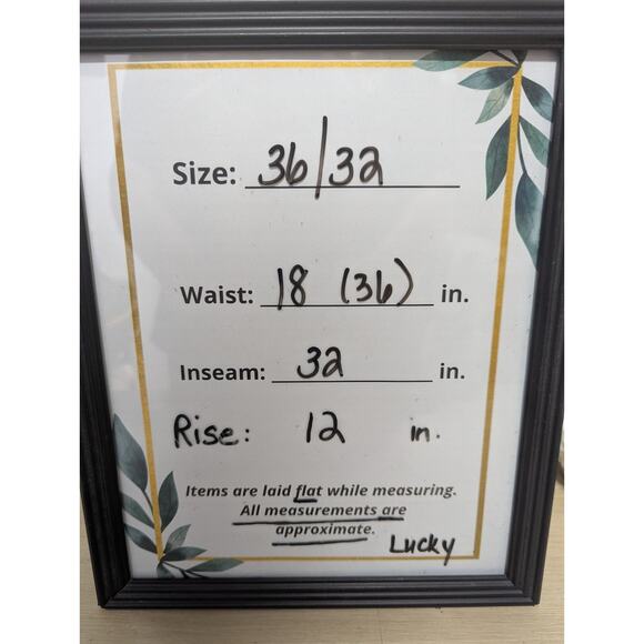 Lucky Brand Men's 121 Heritage Slim Denim Jeans Perth Gray 36x32 Distressed - Picture 13 of 13